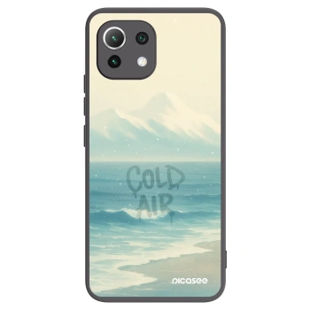 Picasee silikónový čierny obal pre Xiaomi 11 Lite 5G NE - COLD AIR