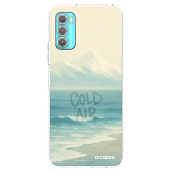 Picasee silikónový prehľadný obal pre Motorola Moto G60 - COLD AIR