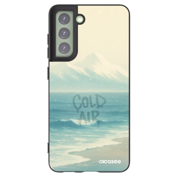 Picasee silikónový čierny obal pre Samsung Galaxy S21 FE 5G - COLD AIR