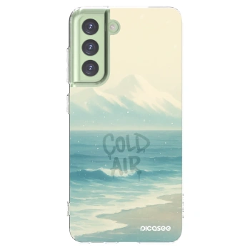 Picasee silikónový prehľadný obal pre Samsung Galaxy S21 FE 5G - COLD AIR
