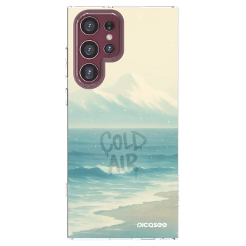 Picasee silikónový prehľadný obal pre Samsung Galaxy S22 Ultra 5G - COLD AIR