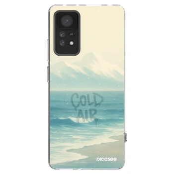 Picasee silikónový prehľadný obal pre Xiaomi Redmi Note 11 Pro 5G - COLD AIR