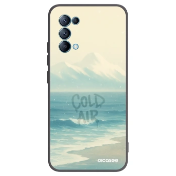 Picasee silikónový čierny obal pre OPPO Reno 5 5G - COLD AIR