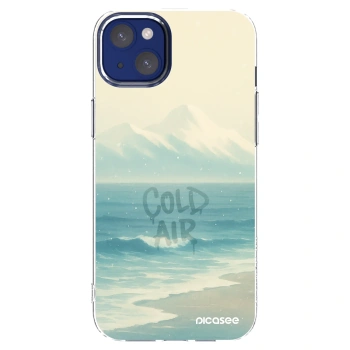 Picasee silikónový prehľadný obal pre Apple iPhone 14 Plus - COLD AIR
