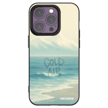 Picasee silikónový čierny obal pre Apple iPhone 14 Pro - COLD AIR