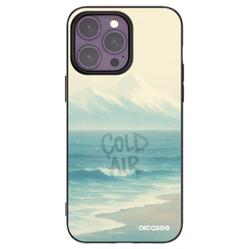 Picasee silikónový čierny obal pre Apple iPhone 14 Pro Max - COLD AIR