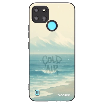 Picasee silikónový čierny obal pre Realme C21Y - COLD AIR