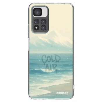 Picasee silikónový prehľadný obal pre Xiaomi Redmi Note 11 Pro+ 5G - COLD AIR