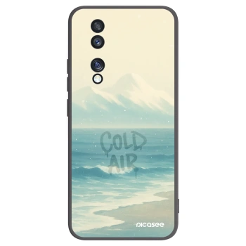 Picasee silikónový čierny obal pre Honor 70 - COLD AIR