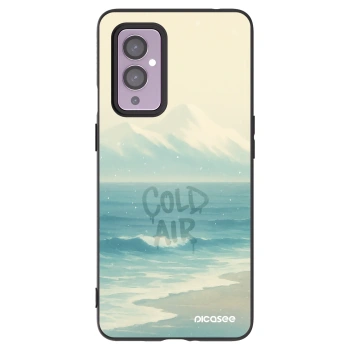 Picasee silikónový čierny obal pre OnePlus 9 - COLD AIR