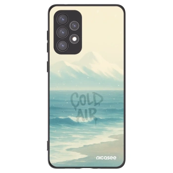 Picasee silikónový čierny obal pre Samsung Galaxy A73 5G - COLD AIR