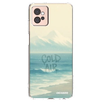 Picasee silikónový prehľadný obal pre Motorola Moto G32 - COLD AIR