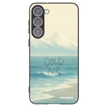 Picasee silikónový čierny obal pre Samsung Galaxy S23+ 5G - COLD AIR