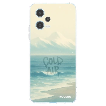 Picasee silikónový prehľadný obal pre Xiaomi Redmi Note 12 5G - COLD AIR