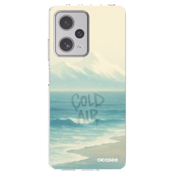 Picasee silikónový prehľadný obal pre Xiaomi Redmi Note 12 Pro+ 5G - COLD AIR
