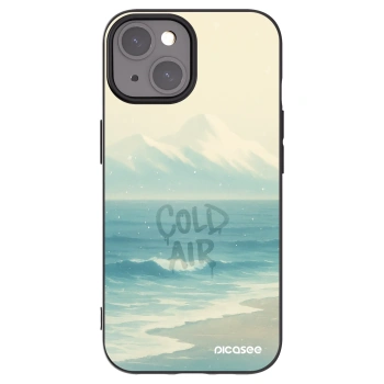 Picasee silikónový čierny obal pre Apple iPhone 15 - COLD AIR