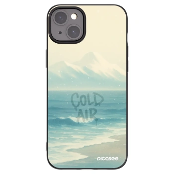 Picasee silikónový čierny obal pre Apple iPhone 15 Plus - COLD AIR