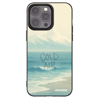Picasee silikónový čierny obal pre Apple iPhone 15 Pro Max - COLD AIR