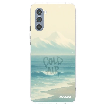 Picasee silikónový prehľadný obal pre Motorola Moto G62 - COLD AIR