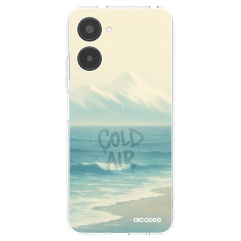 Picasee silikónový prehľadný obal pre Realme 10 4G - COLD AIR