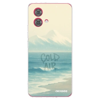 Picasee silikónový prehľadný obal pre Motorola Moto G84 5G - COLD AIR