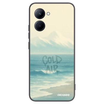 Picasee silikónový čierny obal pre Realme C33 (2023) - COLD AIR