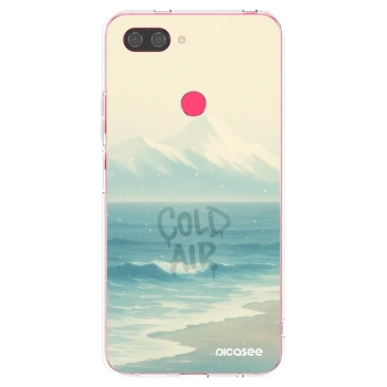 Picasee silikónový prehľadný obal pre Xiaomi Mi 8 Lite - COLD AIR