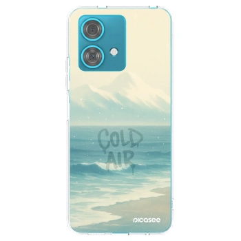 Picasee silikónový prehľadný obal pre Motorola Edge 40 Neo - COLD AIR
