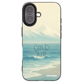 Picasee silikónový čierny obal pre Apple iPhone 16 - COLD AIR