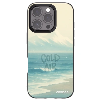 Picasee silikónový čierny obal pre Apple iPhone 16 Pro - COLD AIR