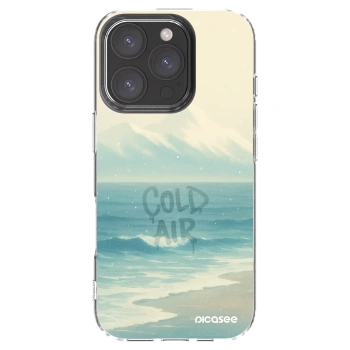 Picasee silikónový prehľadný obal pre Apple iPhone 16 Pro - COLD AIR