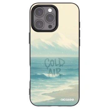 Picasee silikónový čierny obal pre Apple iPhone 16 Pro Max - COLD AIR