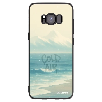 Picasee silikónový čierny obal pre Samsung Galaxy S8 G950F - COLD AIR