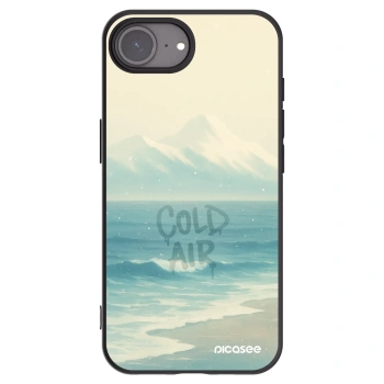 Picasee silikónový čierny obal pre Apple iPhone 16e - COLD AIR