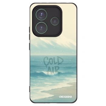 Picasee silikónový čierny obal pre Xiaomi Redmi Note 14 5G - COLD AIR