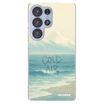 Picasee silikónový prehľadný obal pre Samsung Galaxy S25 Ultra 5G - COLD AIR