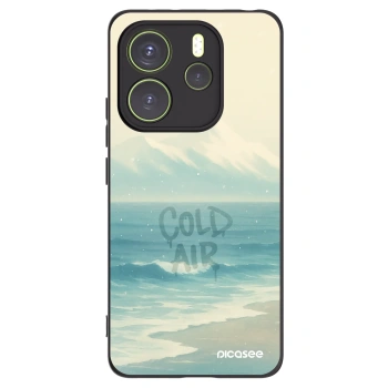 Picasee silikónový čierny obal pre Xiaomi Redmi Note 14 4G - COLD AIR