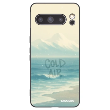 Picasee silikónový čierny obal pre Google Pixel 8 Pro - COLD AIR