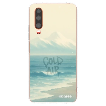 Picasee silikónový prehľadný obal pre Huawei P30 - COLD AIR