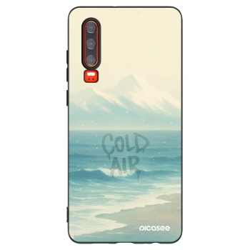 Picasee silikónový čierny obal pre Huawei P30 - COLD AIR