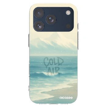 Picasee silikónový prehľadný obal pre Apple iPhone 17 Pro - COLD AIR