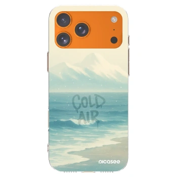 Picasee silikónový prehľadný obal pre Apple iPhone 17 Pro Max - COLD AIR
