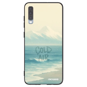 Picasee silikónový čierny obal pre Samsung Galaxy A70 A705F - COLD AIR