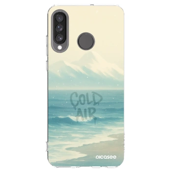 Picasee silikónový prehľadný obal pre Huawei P30 Lite - COLD AIR