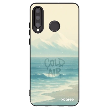 Picasee silikónový čierny obal pre Huawei P30 Lite - COLD AIR