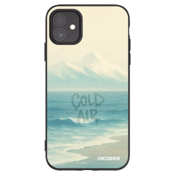 Picasee silikónový čierny obal pre Apple iPhone 11 - COLD AIR