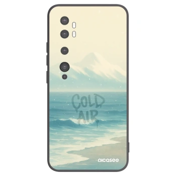 Picasee silikónový čierny obal pre Xiaomi Mi Note 10 (Pro) - COLD AIR