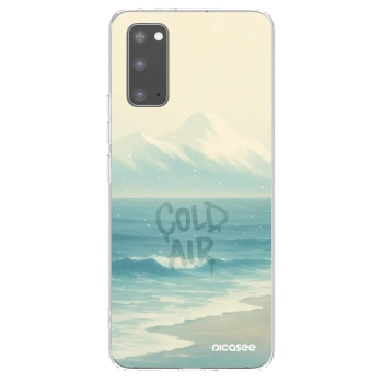 Picasee silikónový prehľadný obal pre Samsung Galaxy S20 G980F - COLD AIR