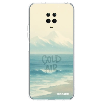Picasee silikónový prehľadný obal pre Xiaomi Redmi Note 9 Pro - COLD AIR