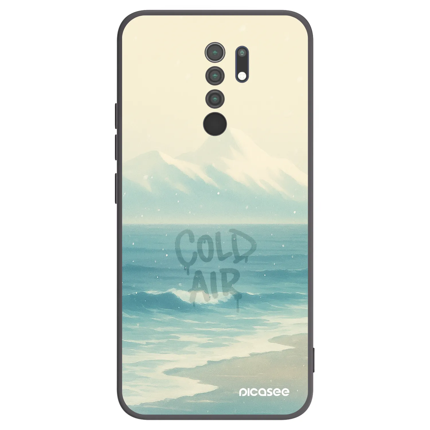 Picasee silikónový čierny obal pre Xiaomi Redmi 9 - COLD AIR